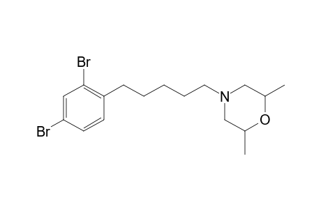 Morpholine, 4-[5-(2,4-dibromophenyl)pentyl]-2,6-dimethyl-