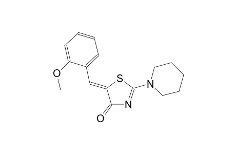 (5Z)-5-(2-methoxybenzylidene)-2-(1-piperidinyl)-1,3-thiazol-4(5H)-one