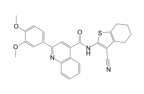N-(3-cyano-4,5,6,7-tetrahydro-1-benzothien-2-yl)-2-(3,4-dimethoxyphenyl)-4-quinolinecarboxamide