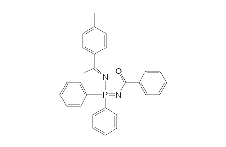 Benzamide, N-[[[1-(4-methylphenyl)ethylidene]amino]diphenylphosphora nylidene]-