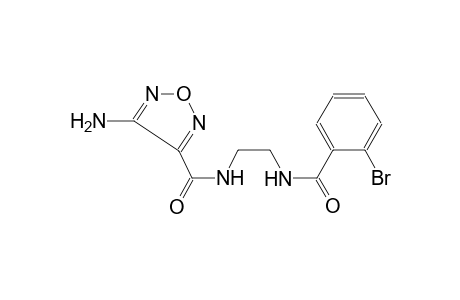 1,2,5-oxadiazole-3-carboxamide, 4-amino-N-[2-[(2-bromobenzoyl)amino]ethyl]-