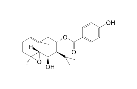 8-(p-Hydroxybenzoyl)-shiromodiol