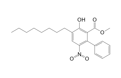 Methyl3-hydroxy-6-nitro-4-octylbiphenyl-2-carboxylate