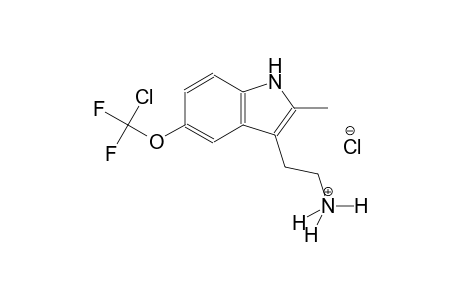1H-indole-3-ethanaminium, 5-(chlorodifluoromethoxy)-2-methyl-, chloride