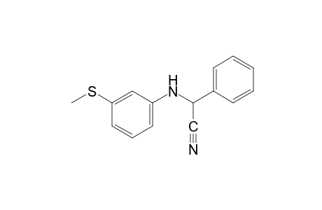2-[m-(methylthio)anilino]-2-phenylacetonitrile