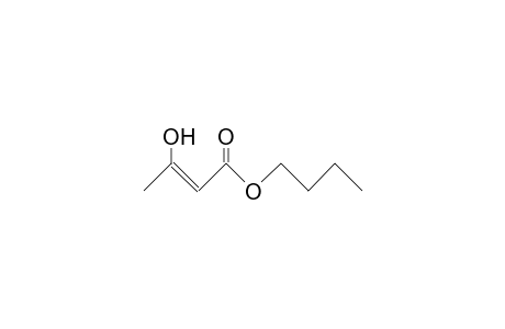 3-Hydroxy-2-butenoic acid, butyl ester (enol-cis)