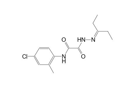 N-(4-chloro-2-methylphenyl)-2-[2-(1-ethylpropylidene)hydrazino]-2-oxoacetamide