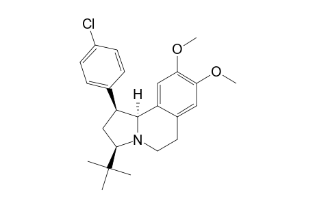 CIS-3-TERT.-BUTYL-1-(4-CHLOROPHENYL)-8,9-DIMETHOXY-1,2,3,5,6,10B-HEXAHYDROPYRROLO-[2,1-A]-ISOQUINOLINE