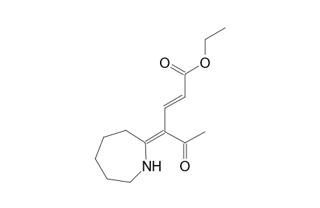 Ethyl E-4-[(Z)-1,3,5,6,7-hexahydroazepin-2-ylidene]-5-oxo-2-hexenoate