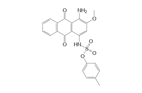 4-Methylphenyl 4-amino-3-methoxy-9,10-dioxo-9,10-dihydroanthracen-1-ylsulfamate