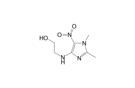 1-Ethanol, 2-[(1,2-dimethyl-5-nitro-1H-imidazol-4-yl)amino]-