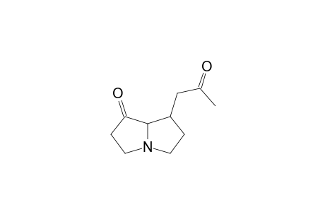 Pyrrolizidine-1-one, 7-acetylmethyl-