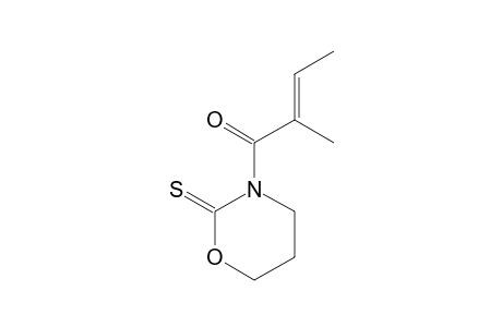 3-(2'-METHYLBUT-2-ENOYL)-TETRAHYDRO-1,3-OXAZINE-2-THIONE