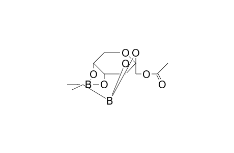 (2,7-Diethyltetrahydro-3ah-di[1,3,2]dioxaborolo[4,5-b:4,5-d]pyran-3a-yl)methyl acetate