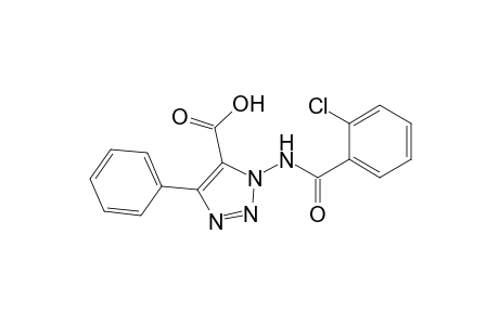 3-[(2-chlorobenzoyl)amino]-5-phenyl-triazole-4-carboxylic acid