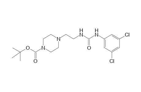 4-[2-[(3,5-dichlorophenyl)carbamoylamino]ethyl]piperazine-1-carboxylic acid tert-butyl ester