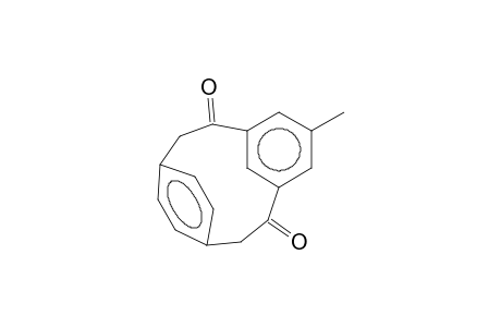 6-Methyltricyclo[9.2.2.1(4,8)]hexadeca-1(13),4(16),5,7,11,14-hexaene-3,9-dione