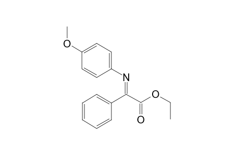 Ethyl-2-((4-methoxyphenyl)imino)-2-phenylacetate