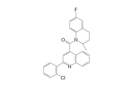[2-(2-Chloro-phenyl)-quinolin-4-yl]-(6-fluoro-2-methyl-3,4-dihydro-2H-quinolin-1-yl)-methanone