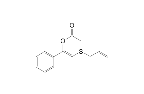 (Z)-2-(Allylthio)-1-phenylvinyl acetate