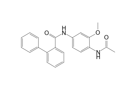 [1,1'-Biphenyl]-2-carboxamide, N-[4-(acetylamino)-3-methoxyphenyl]-