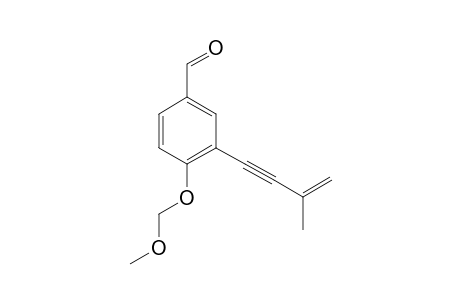 4-(methoxymethoxy)-3-(3-methylbut-3-en-1-ynyl)benzaldehyde