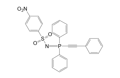 N-[diphenyl(phenylethynyl)phosphoranylidene]-p-nitrobenzenesulfonamide
