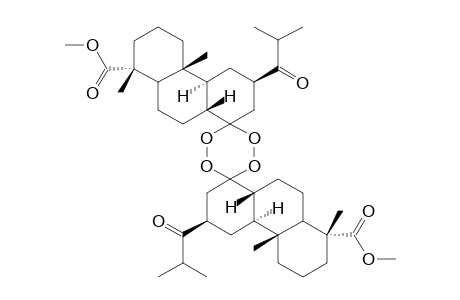 DIMETHYL-(3R-(1-3''R*,4''AS*,4''BR*,8''R*,8''AR*)-3-ALPHA,4A-BETA,4B-ALPHA,8-BETA,8A-BETA))-4B,4''B,8,8''-TETRAMETHYL-3,3''-DI-(2-METHYL-1-OX