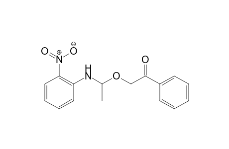 beta-(orthonitroanilino)-beta-ethoxy-acetophenone