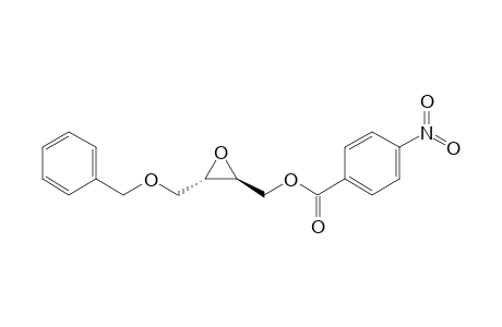 Oxiranemethanol, 3-[(phenylmethoxy)methyl]-, 4-nitrobenzoate, (2S-cis)-
