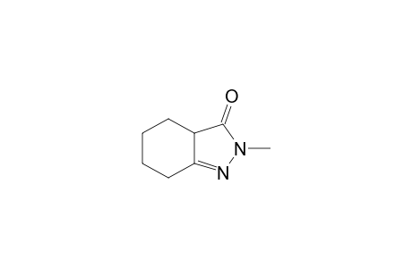 2-methyl-4,5,6,7-tetrahydro-3aH-indazol-3-one