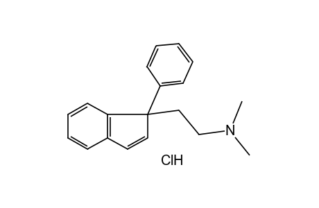 N,N-DIMETHYL-1-PHENYLINDENE-1-ETHYLAMINE, HYDROCHLORIDE