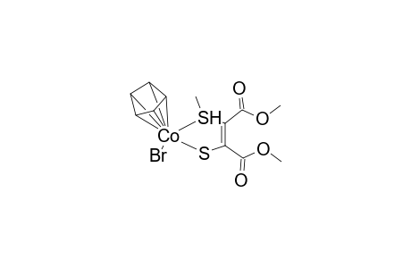 (.eta.(5)-cyclopentadienyl)(bromo)[di(methoxycarbonyl)-1-methylthio-.xi.S-ethylene-2-thiolato]cobalt(III)