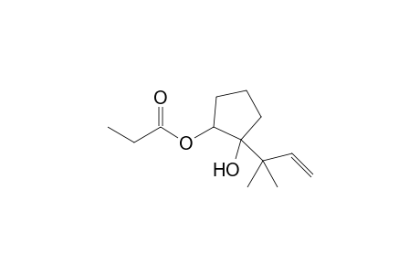 2-(1,1-Dimethylallyl)-2-hydroxycyclopentaneethylcarboxylate