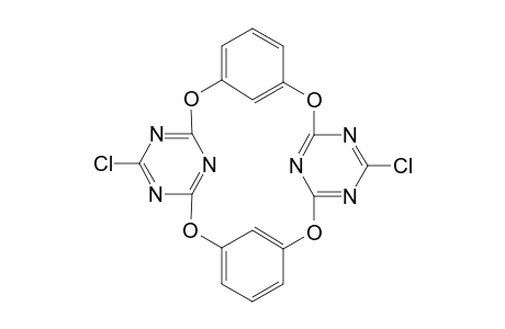 Tetraoxocalix[2]arene[2](chloro)triazine
