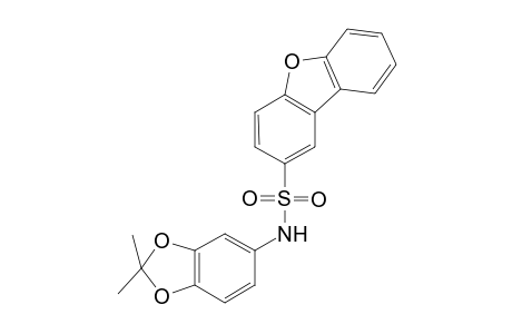 Benzo[b]benzofuran-2-sulfonamide, N-(2,2-dimethyl-1,3-benzodioxol-5-yl)-