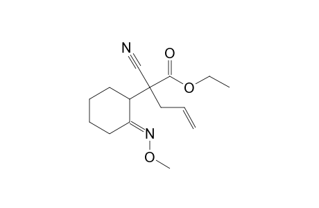 Ethyl 2-cyano-2-(2-methoxyiminocyclohexyl)-4-pentenoate