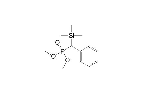 Phosphonic acid, [phenyl(trimethylsilyl)methyl]-, dimethyl ester