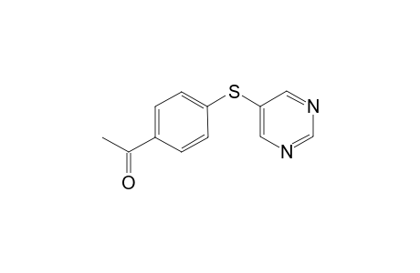 1-[4-(Pyrimidin-5-ylthio)phenyl]ethanone