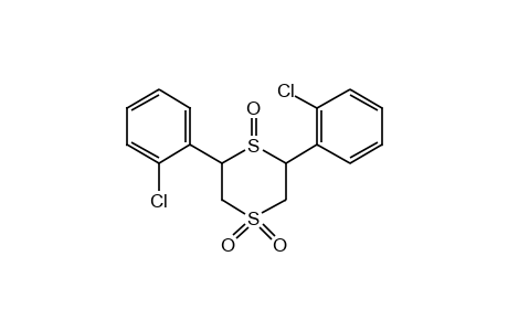 2,6-BIS(o-CHLOROPHENYL)-p-DITHIANE, 1,4,4-TRIOXIDE