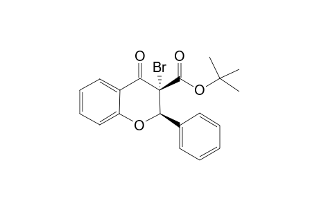 (2R,3R)-3-Bromo-4-oxo-2-phenyl-chroman-3-carboxylic acid tert-butyl ester