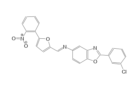 2-(3-chlorophenyl)-N-{(E)-[5-(2-nitrophenyl)-2-furyl]methylidene}-1,3-benzoxazol-5-amine