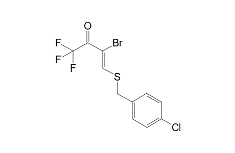 (Z)-3-Bromo-4-(4-chloro-benzylsulfanyl)-1,1,1-trifluoro-but-3-en-2-one