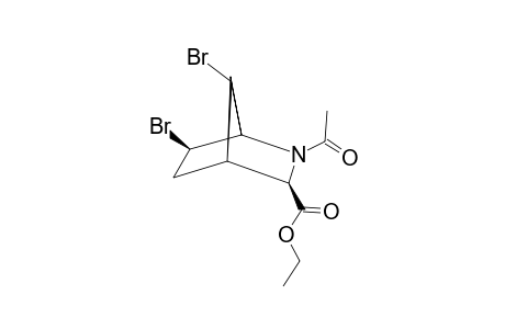 ETHYL-2-ACETYL-6-exo,7-anti-DIBROMO-2-AZA-BICYCLO-[2.2.1]-HEPTAN-3-endo-CARBOXYLATE