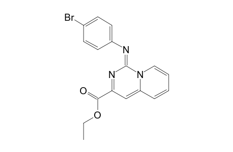 1-(4-BROMOPHENYL)-IMINO-3-ETHOXYCARBONYL-1H-PYRIDO-[1,2-C]-PYRIMIDINE