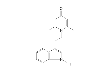 2,6-DIMETHYL-1-(2-INDOL-3-YLETHYL)-4(1H)-PYRIDONE