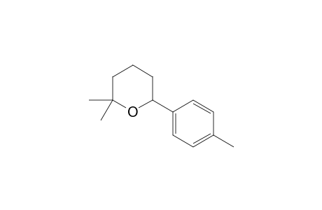 2,2-Dimethyl-6-(p-tolyl)tetrahydro-2H-pyran
