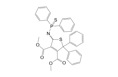 2-Diphenylphosphorothioylimino-3,4-bis(methoxycarbonyl)-5,5-diphenyl-2,5-dihydrothiophene