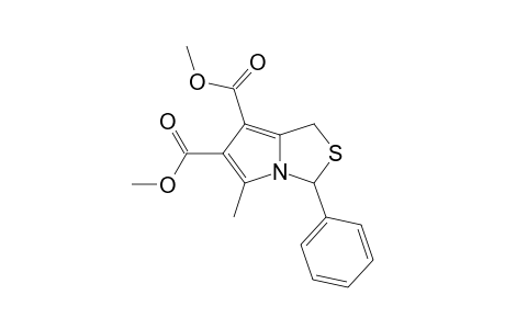 5-Methyl-3-phenyl-1,3-dihydropyrrolo[1,2-c]thiazole-6,7-dicarboxylic acid dimethyl ester