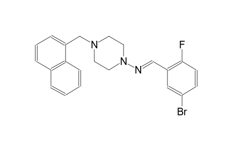 1-piperazinamine, N-[(E)-(5-bromo-2-fluorophenyl)methylidene]-4-(1-naphthalenylmethyl)-